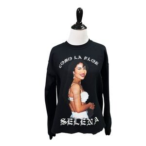 Selena Women's S Small Crewneck Sweater Selena Quintanilla-Perez Tejano Music